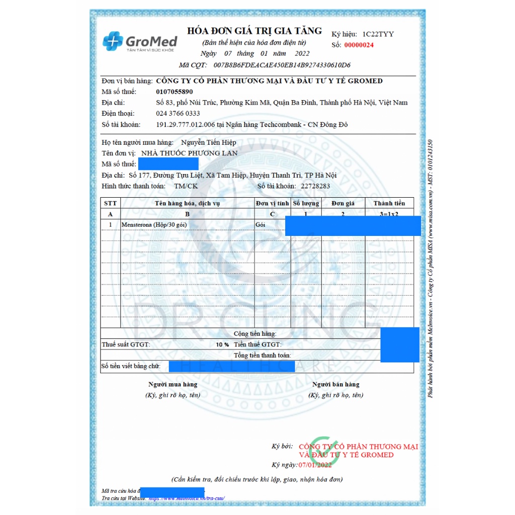 Bác Sĩ Cung Mensterona - Bổ Tinh Trùng, Tăng Cường Sinh Lý Nam, Tăng Sức Đề Kháng, Tăng Thụ Thai (Hộp 30 gói)
