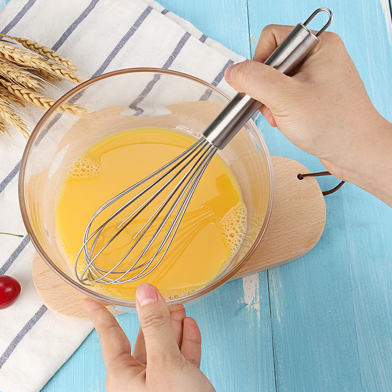 1pcs Stainless Steel Balloon Wire Whisk Egg Beater Baking Utensil