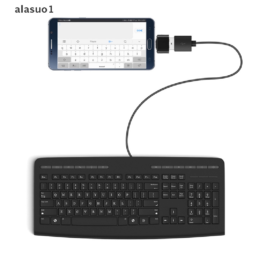Bộ 2 Đầu Chuyển Đổi OTG USB Type C Sang USB 2.0 Cho Điện Thoại