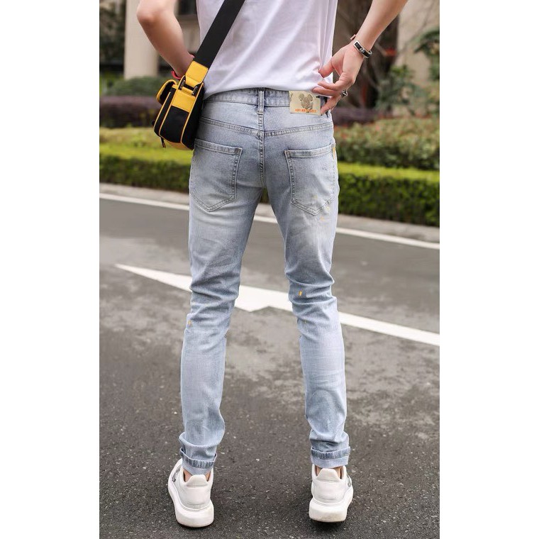 Quần Jean Nam - Quần Bò Nam co dãn ôm form tôn dáng chuẩn, quần jean thời trang cao cấp nam Muradfashion mẫu NT504