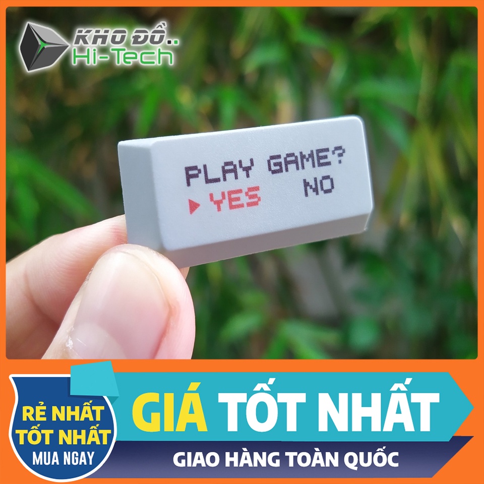 Nút keycap lẻ Game 8bit Retro 💖 𝘍𝘳𝘦𝘦𝘴𝘩𝘪𝘱 💖 Cherry profile | Chất liệu PBT dày 1.5mm, công nghệ in Dye-sub bền ký tự