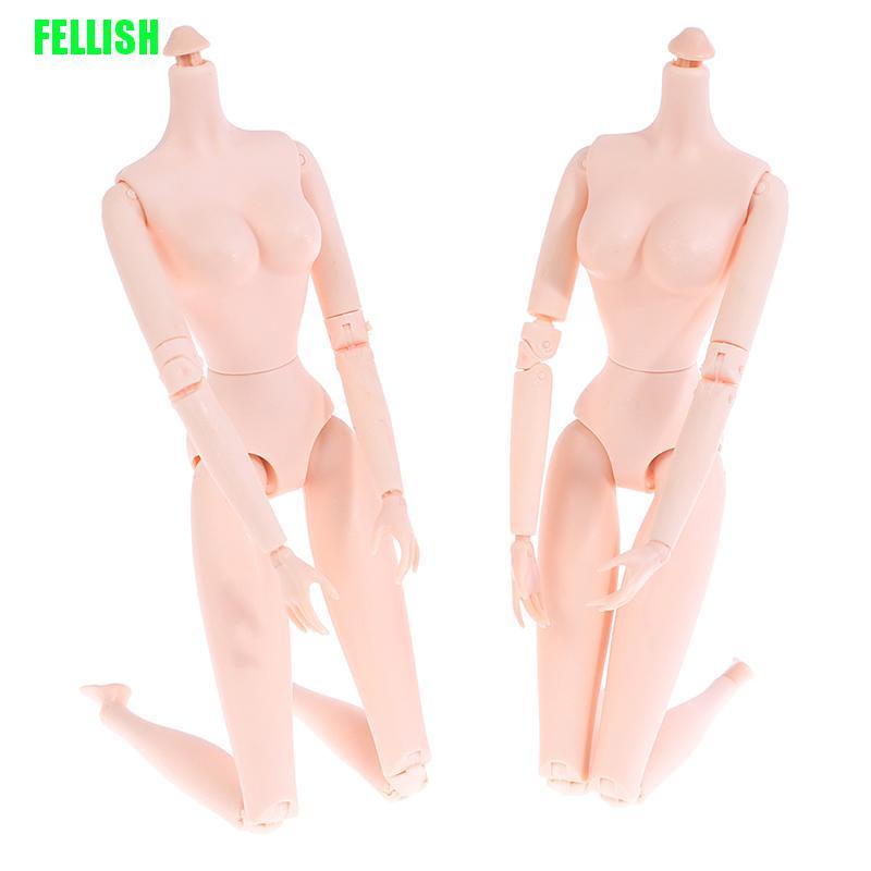 Cơ thể 28 khớp cử động được/ Đôi bàn tay thay thế trang trí búp bê cỡ 28cm 30cm 436v