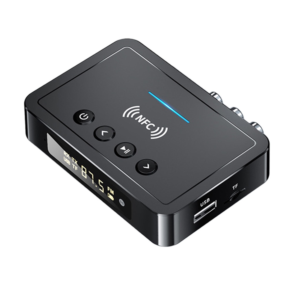 Đầu Thu Phát Âm Thanh Bluetooth 5.0 Nfc Không Dây Hifi Hỗ Trợ Chuyển Đầu Rca Sang 3.5mm Aux Chuyên Dụng