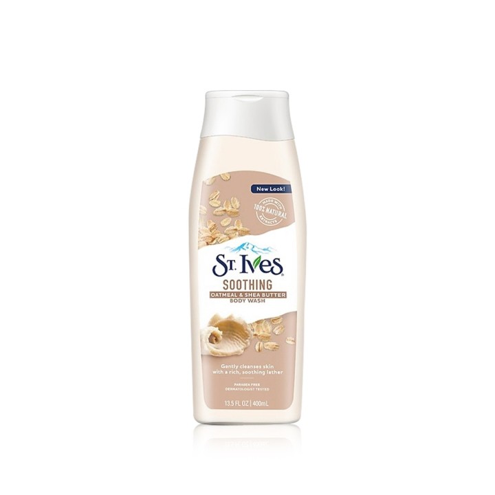 Sữa tắm dưỡng da St.Ives Yến Mạch và Bơ Soothing Oatmeal & Shea Butter 400ml