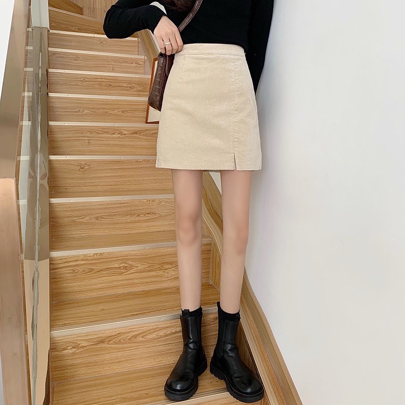 Chân Váy Kẻ Xẻ Tà Dáng Chữ A Xinh Xắn  CV09 | BigBuy360 - bigbuy360.vn