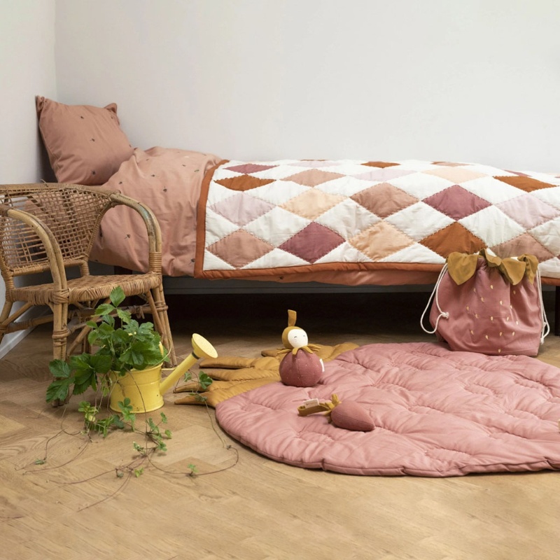 Thảm Trải Sàn Chất Liệu Cotton Dùng Để Trang Trí Phòng Bé