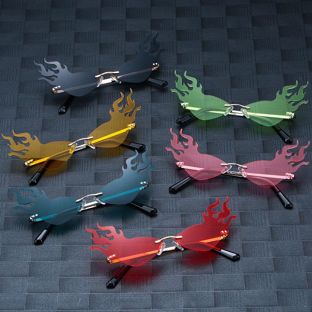 Kính Mát Thời Trang Khung Lượn Sóng Cho Nam &amp; Nữ