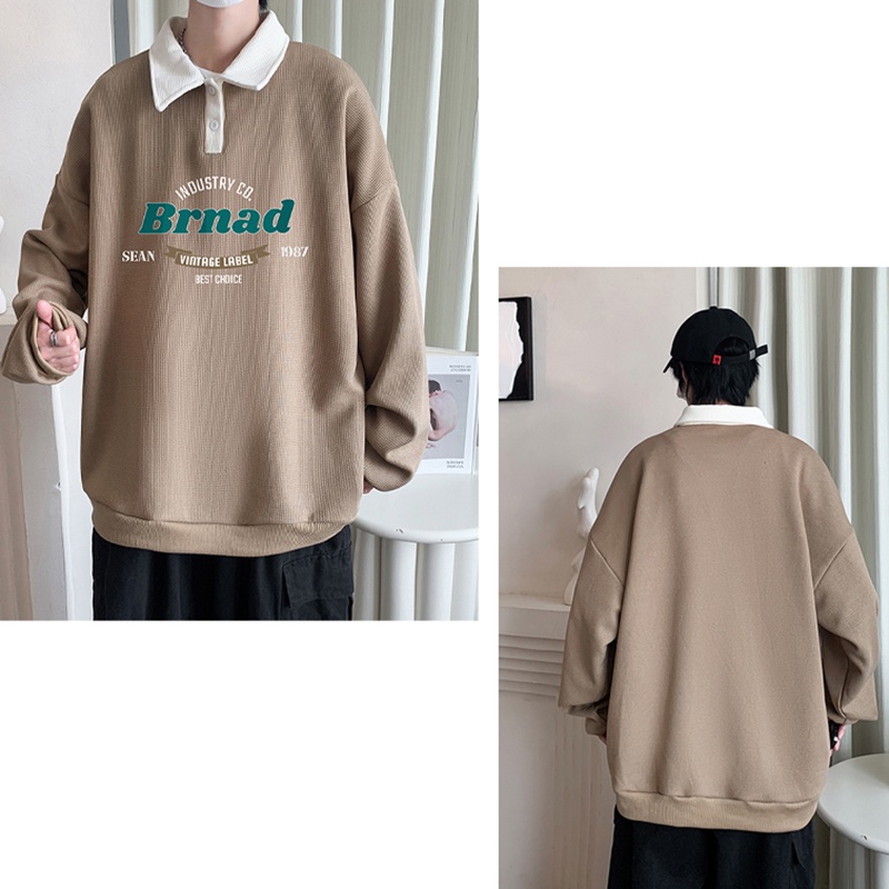 Áo Sweater Polo Nỉ Nam Nữ Unisex Dài Tay Form Rộng Phong Cách Trẻ Trung Thời Trang Zenkonu TOP NAM 245V1