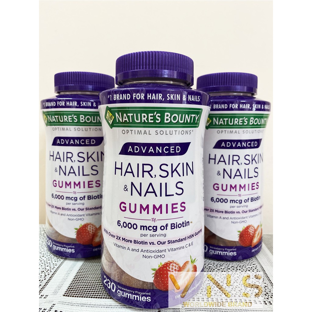 Nature’s Bounty Hair, Skin and Nails Gummies (230 v)