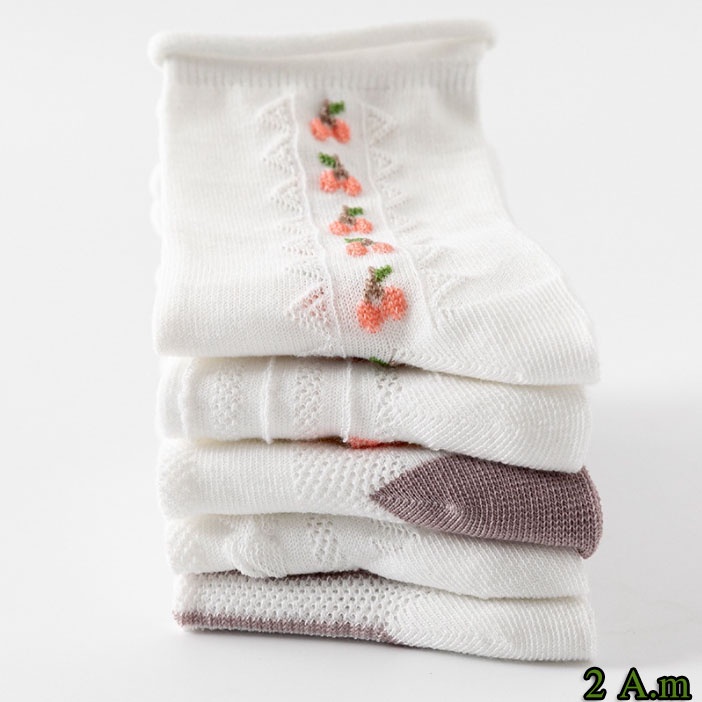 Tất Vớ Cổ Ngắn Nữ Tone Tím Xinh Đẹp Thời Trang Unisex Hàn Quốc