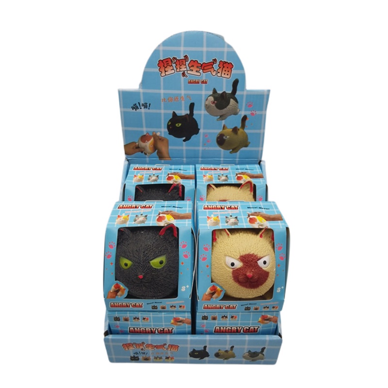 Mèo đàn hồi bóp tay xả stress ANDY KIDS đồ chơi Squishy giá rẻ giảm căng thẳng nhiều kiểu dáng kích thước