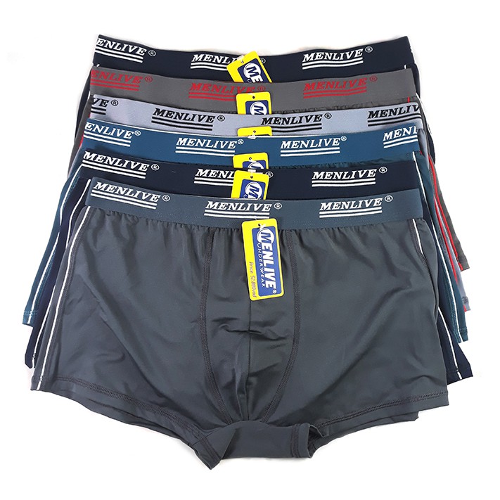 6 Quần Lót Nam Boxer Cao Cấp Menlive