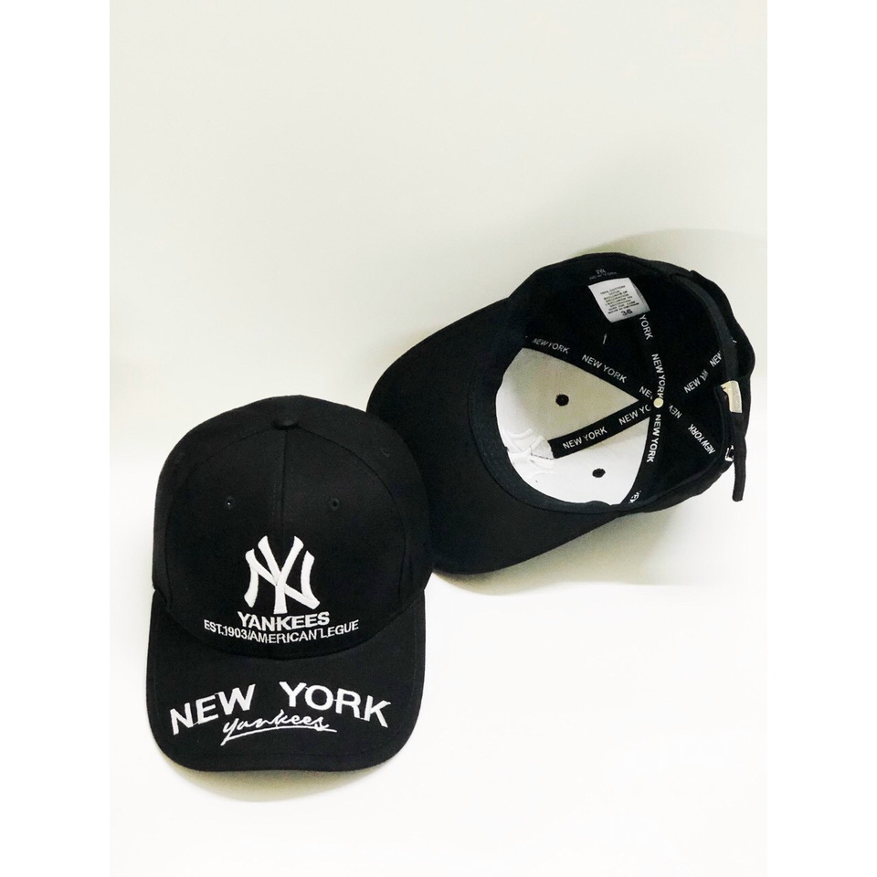 (Hàng VNXK) Mũ lưỡi trai, nón kết nam nữ NY MLB vải Kaki dày mịn siêu chất và ngầu (Ảnh thật)