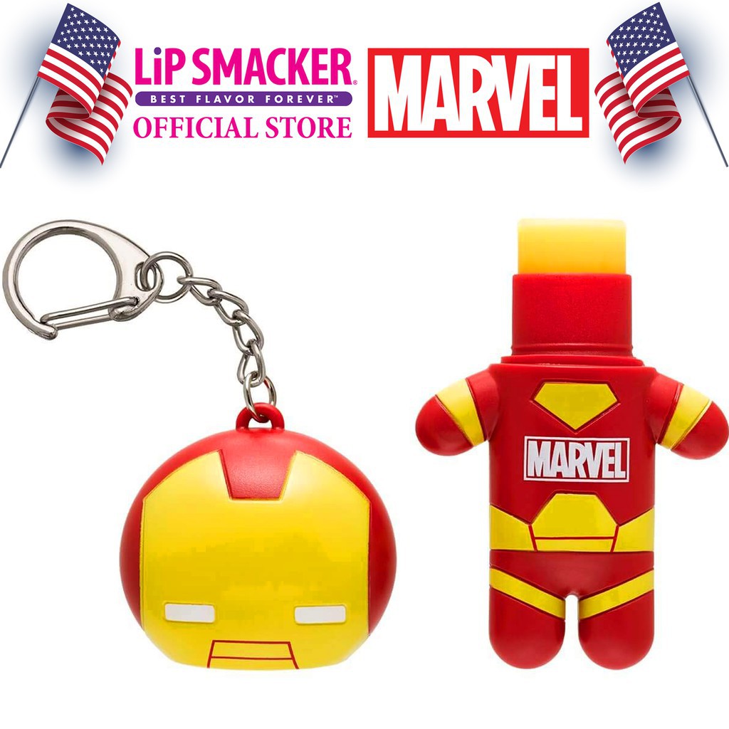 Son Dưỡng Marvel Biệt Đội Siêu Anh Hùng Lipsmacker Spider Man-Iron Man-Captain America - 1989Store Phân Phối Chính Hãng