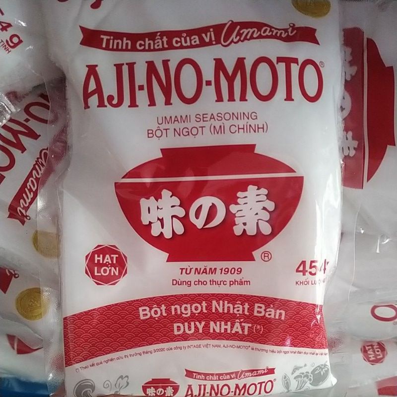 Bột ngọt Ajinomoto gói 454g hạt lớn
