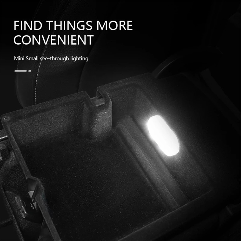 Đèn LED 5V Mini 6 Bóng Cảm Ứng Cảm Ứng Gắn Bên Trong Xe Hơi