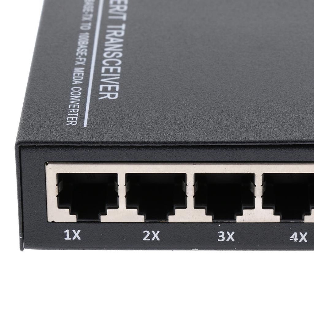 Thiết Bị Chuyển Đổi Quang Điện 1 Sợi Media Converter 1FO 1 Quang 4 LAN 1Gbps