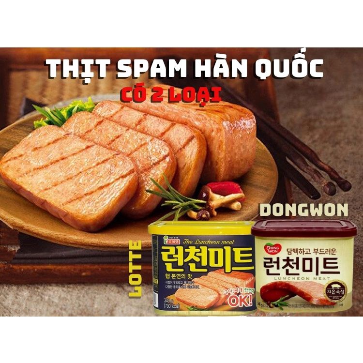 Thịt Hộp Spam Hàn Quốc 340gr