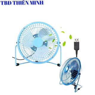 QUẠT LỒNG SẮT MINI CÓ CỔNG USB ĐỂ BÀN