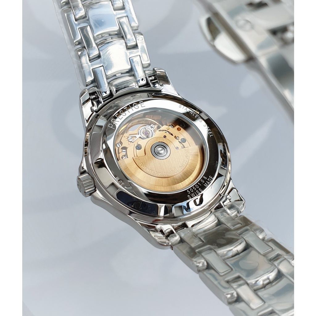 Đồng hồ nam chính hãng B Swiss by Bucherer Automatic - Máy cơ tự động - Kính Sapphire