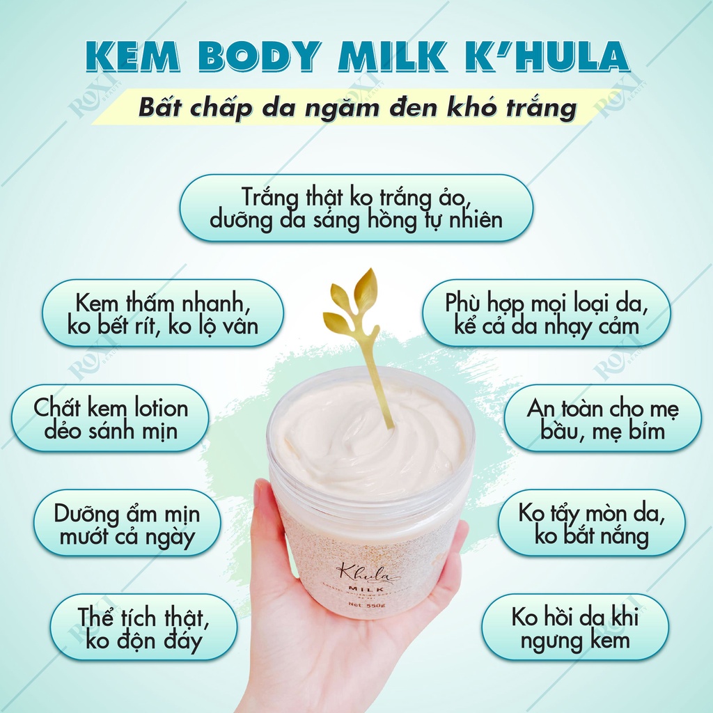 Kem Dưỡng Trắng Da Body Milk hộp 300gr/ Kem body trắng da cao cấp