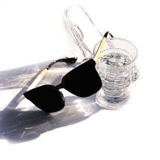 Kính mát nam nữ ZATA chống UV400 thiết kế mắt vuông dễ đeo màu sắc thời trang 6035