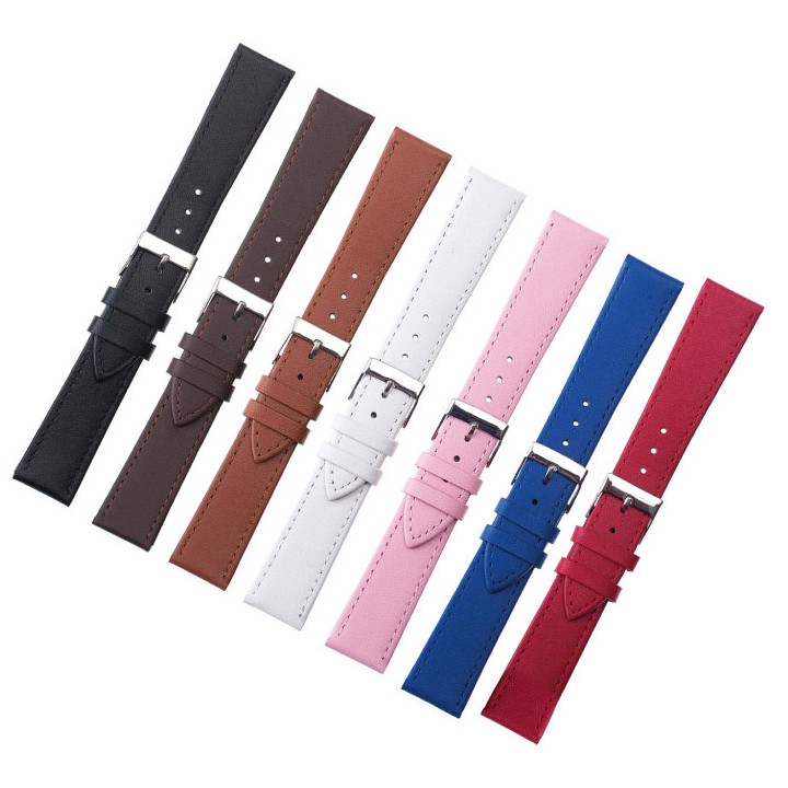 Dây Đồng Hồ Da Bò Màu Trắng Size 38/40mm - 42/44mm - Dây Da Đồng Hồ Cho Apple Watch Da Bò Thật Chính Hãng BH 12T