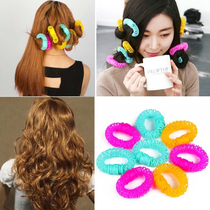 Set 8 Dụng Cụ Làm Xoăn Tóc Nhanh Chóng Tiện Lợi