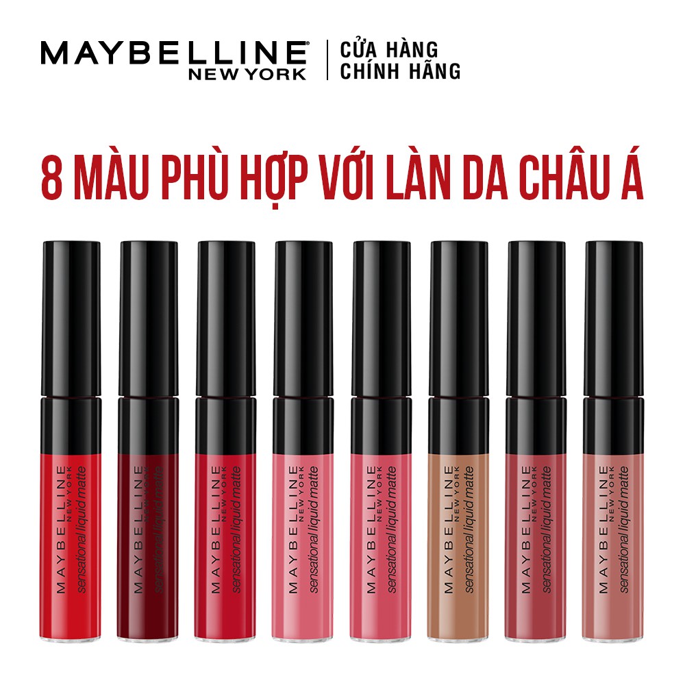 Son Kem Lì Nhẹ Môi Maybelline Sensational Liquid Matte Lipstick 7ml