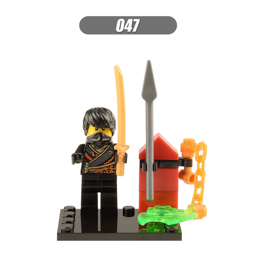 Đồ Chơi Minifigures Nija Go SS3 Các Mẫu Nhân Vật Jay Garmadon Jane Kai X043 - X050