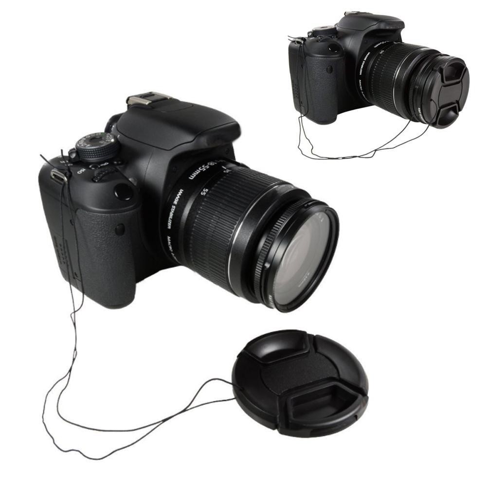 Nắp Đậy Ống Kính Máy Ảnh 62 / 67mm Cho Canon Nikon Sony Pentax Sigma Olympus Tamron Dsl R6J3