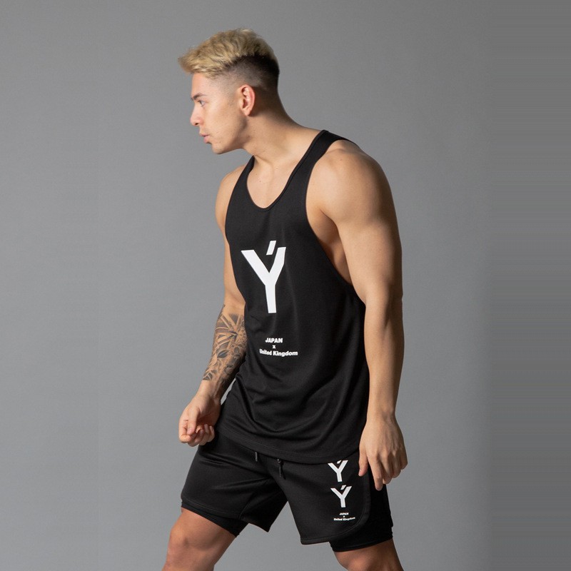 Áo tank top, áo ba lỗ tập gym nam YT chất vải thun lưới