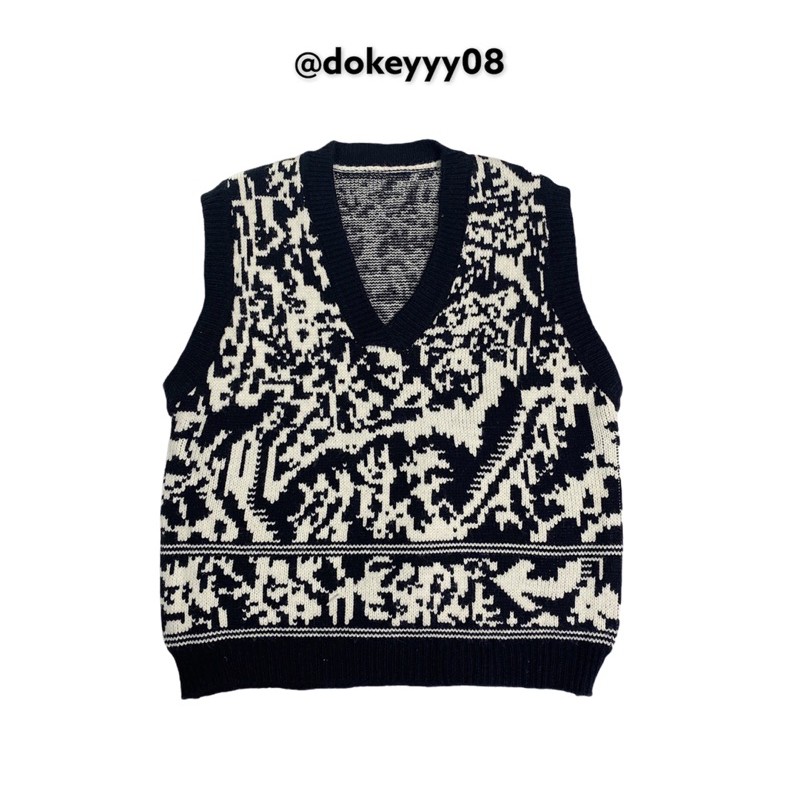 Áo len gile hoạ tiết ( ẢNH THẬT +CLIP BY DOKEYYY) | BigBuy360 - bigbuy360.vn