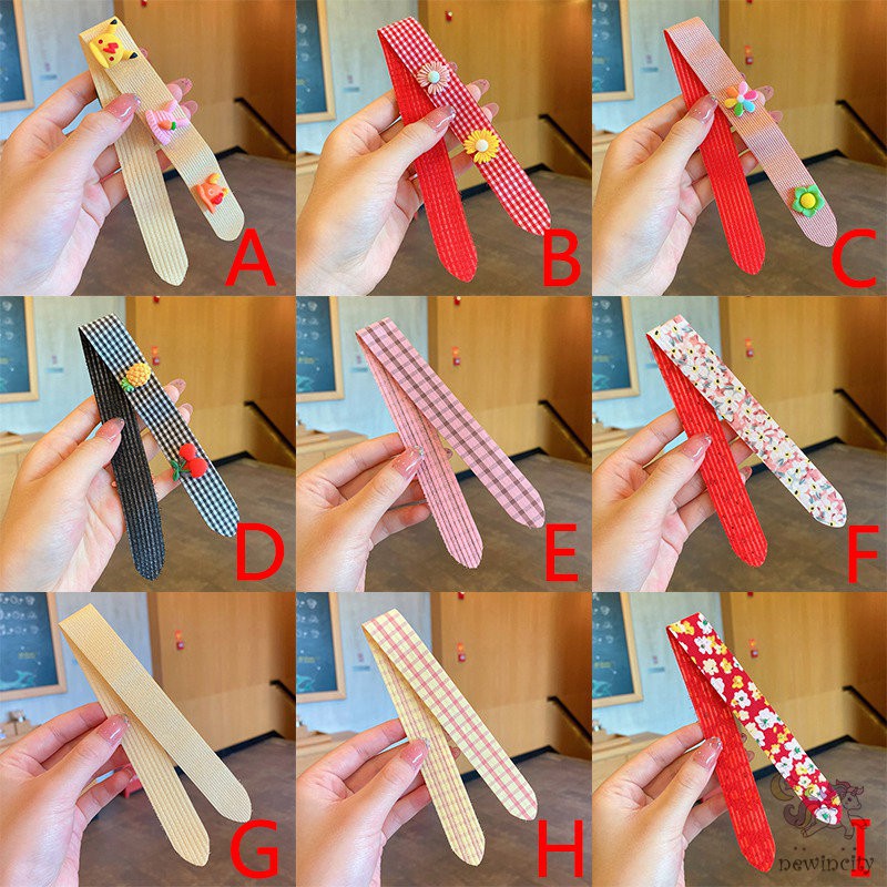 Băng Đô Cài Tóc Chống Trượt Họa Tiết Hoa Cúc Phong Cách Hàn Quốc Thời Trang Mùa Hè Cho Bé Gái