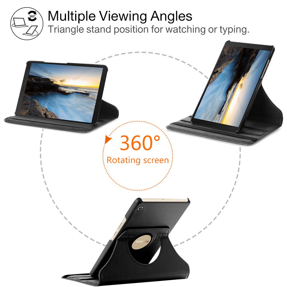 Bao da xoay được thích hợp cho Samsung Galaxy Tab A 8.0 2019 Sm-T290 T295 T297