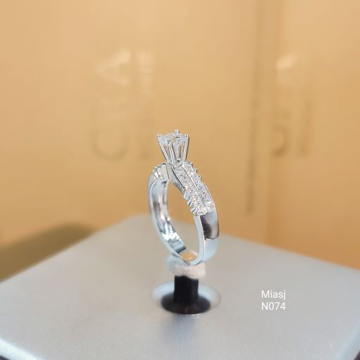 Nhẫn nữ bạc Ý S925 MiASJ N074 nạm đá cao cấp, sang trọng, lung linh