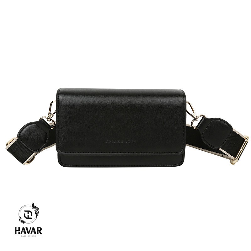 Túi Đeo Chéo Nữ Dây Bản To, Túi Quảng Châu Cao Cấp Phong Cách Cá Tính, 2 Ngăn Tiện Ích HV010