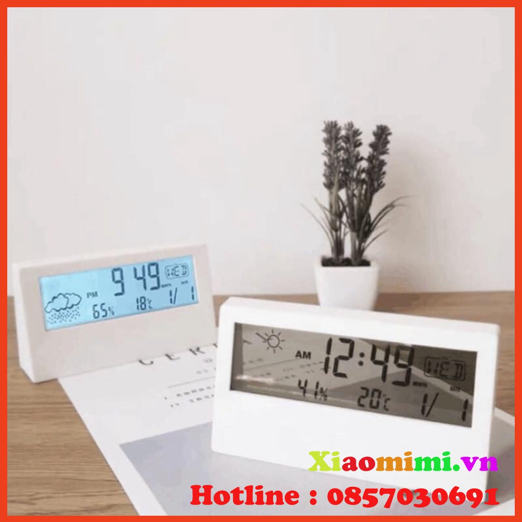 Đồng Hồ Báo Thức Điện Tử Để Bàn Thiết Kế Độc Đáo Tiện Dụng