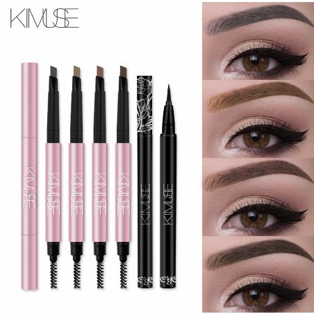 Bút kẻ mắt KIMUSE bền màu lâu trôi chống thấm nước dễ dàng thao tác | BigBuy360 - bigbuy360.vn