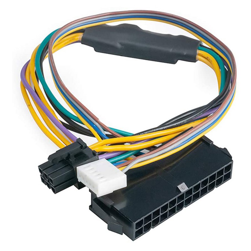 Cáp chuyển đổi nguồn lỗ cắm atx 24pin sang đầu cắm 6 chân Pci-E Psu cho Hp Elite 8100 8200 8300 800g1