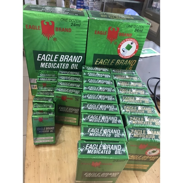 Dầu Xanh Con Ó  Đủ kích cỡ