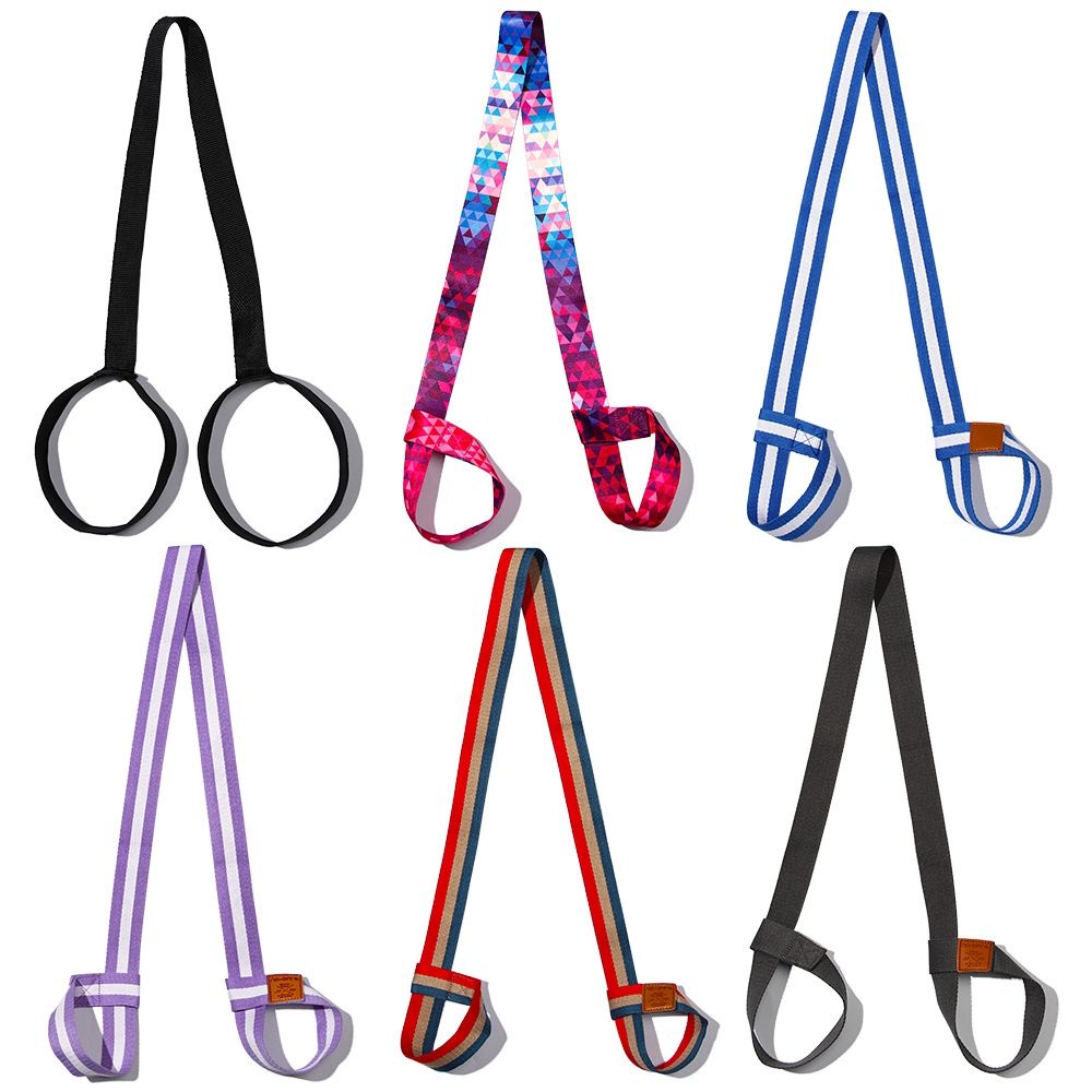 Dây đeo thảm tập yoga co giãn nhiều màu tùy chỉnh tiện dụng