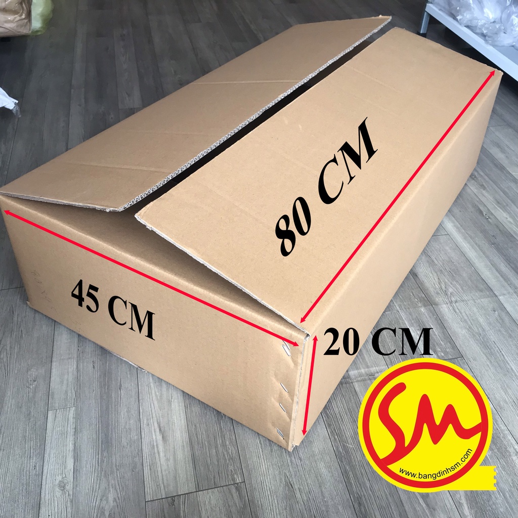 THÙNG DÀI, HỘP GIẤY CARTON 80x45x25 sóng B, 05 lớp chuyên dùng ĐÓNG GÓI CÁC SẢN PHẨM, VẬN CHUYỂN MỘT CÁCH DỄ DÀNG