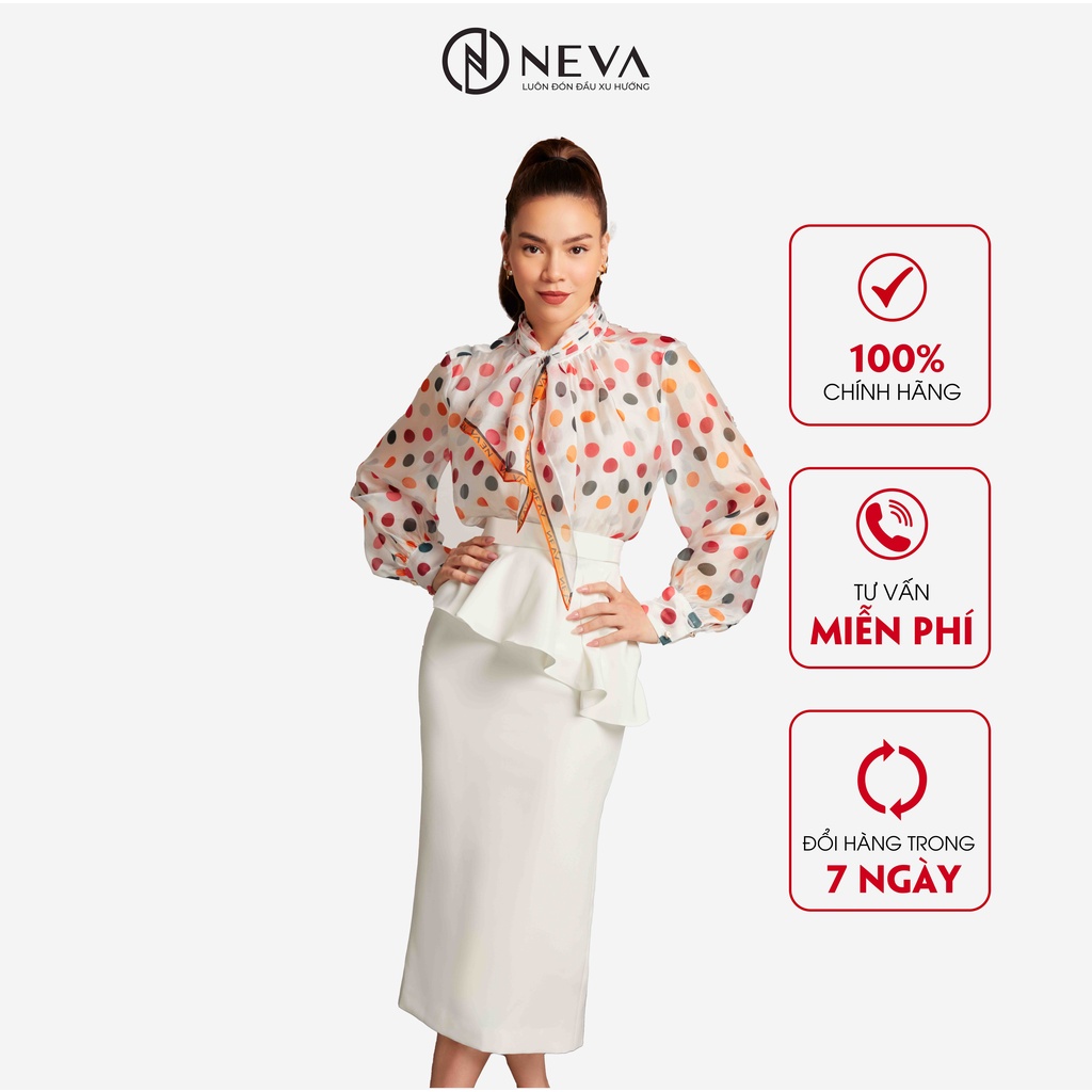 Chân váy bút chì NEVA peplum phần eo W310315