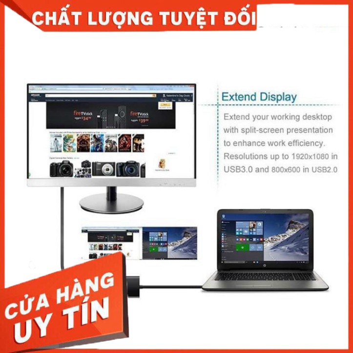 CÁP CHUYỂN USB TO VGA 3.0 ARIGATO Đảm Bảo Chất Lượng