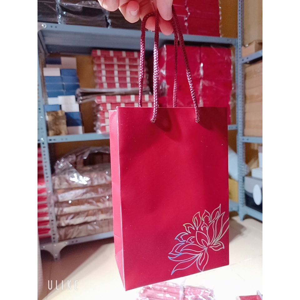 Túi Giấy Hoa Sen Đựng Trang Sức Gía Tốt