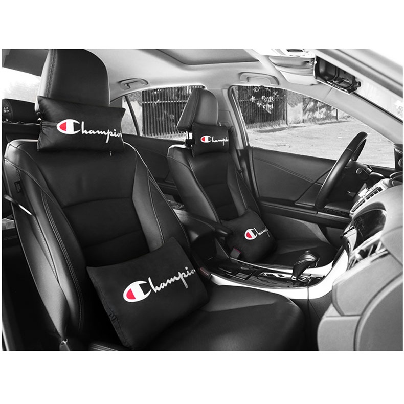 1 Gối Tựa Đầu Supreme Và Quái Vật Nhiệt Đới Cho Xe Hơi