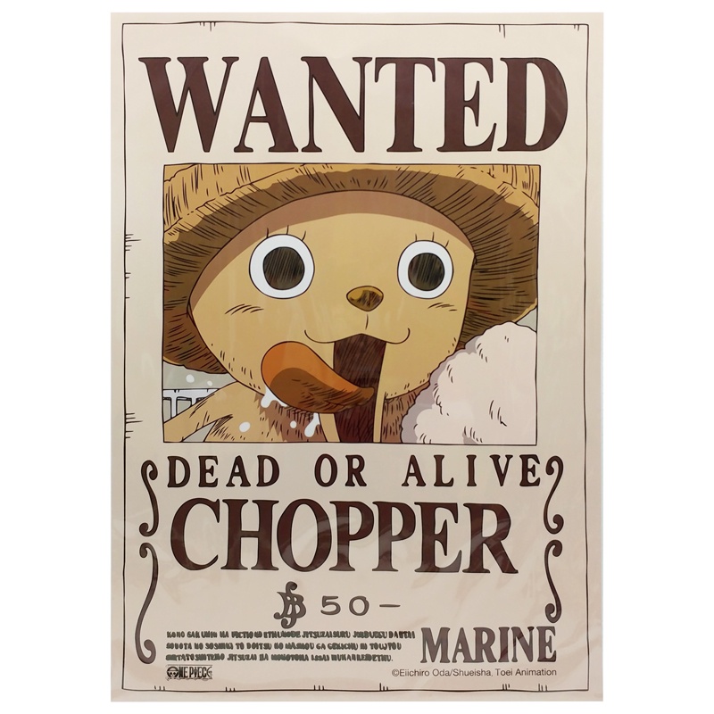 Poster One Piece - Lệnh Truy Nã Chopper - TeenBox