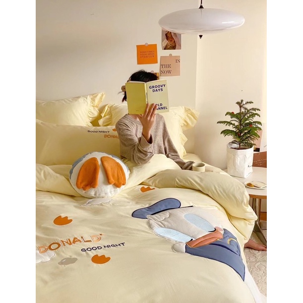Set ga nỉ nhung Disney IGUN BEDDING chất nỉ nhung mềm mịn