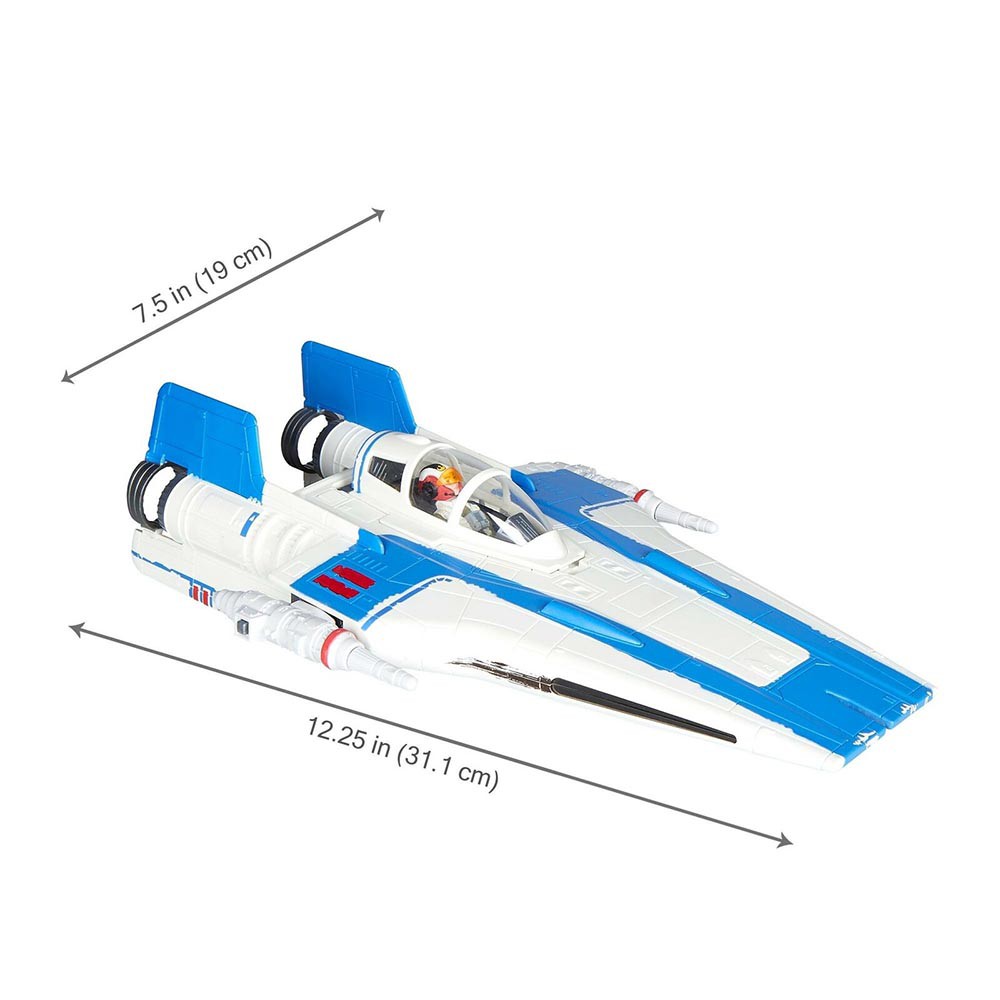 Đồ chơi mô hình Star War Force Link 2.0 A-Wing Fighter và Resistance Pilot Tallie (Box)